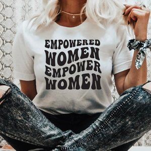 NWT Empowered Women Empower Women Retro Style T-shirt